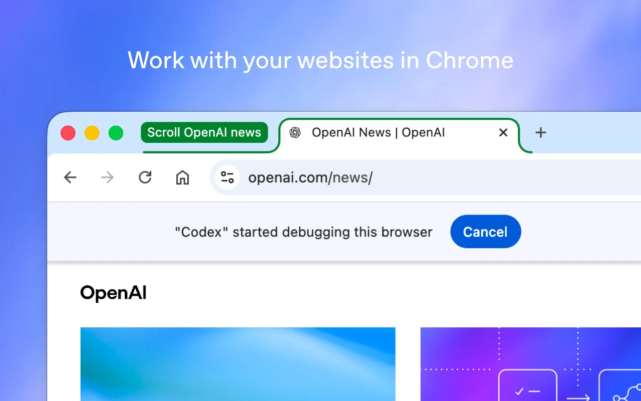 OpenAI Codex Chrome Extension