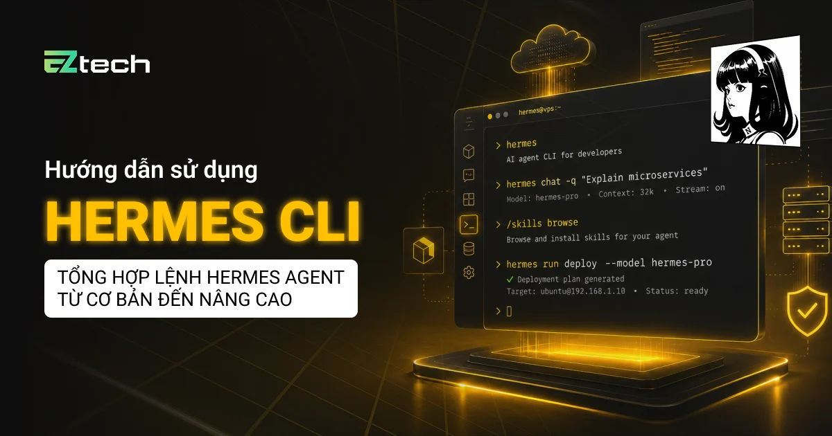 Huong dan su dung Hermes CLI chi tiet