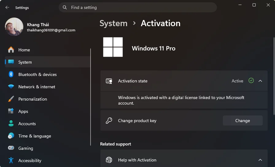 Kiểm tra bản quyền Windows chính thống từ Microsoft