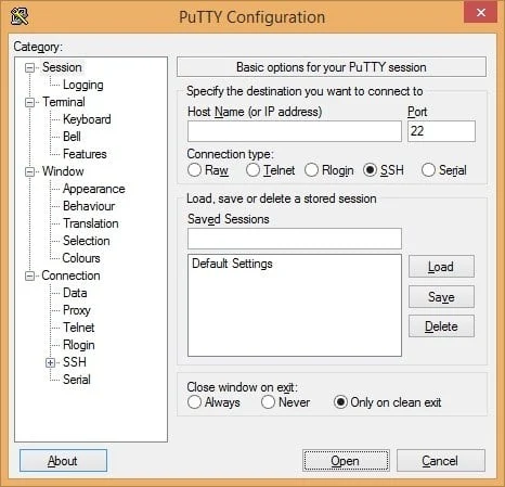 PuTTY - Phần mềm SSH miễn phí