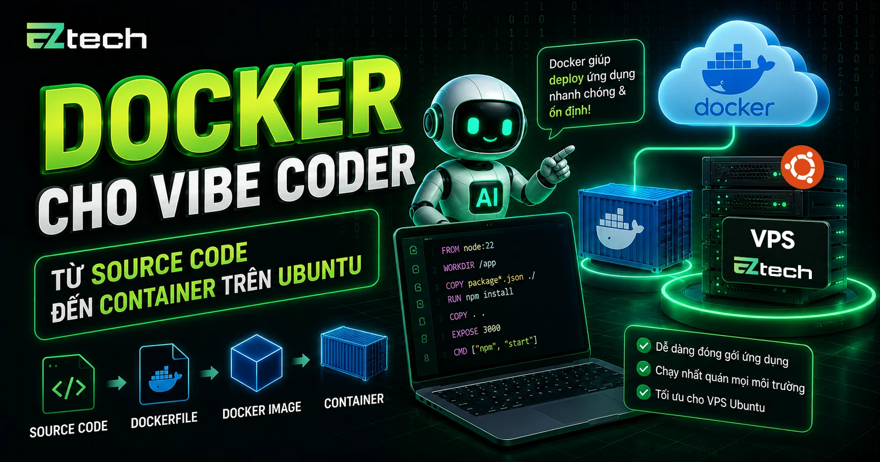 Thumbnail Docker cho Vibe Coder