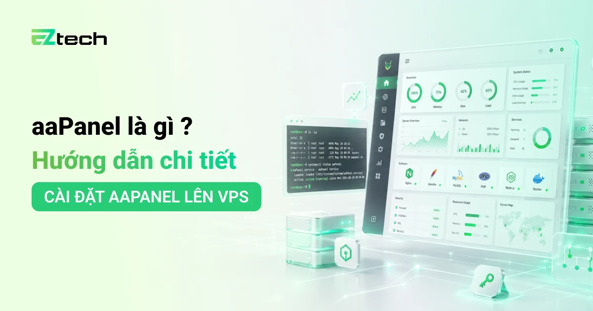 aapanel là gì hướng dẫn cài đặt aapanel lên vps
